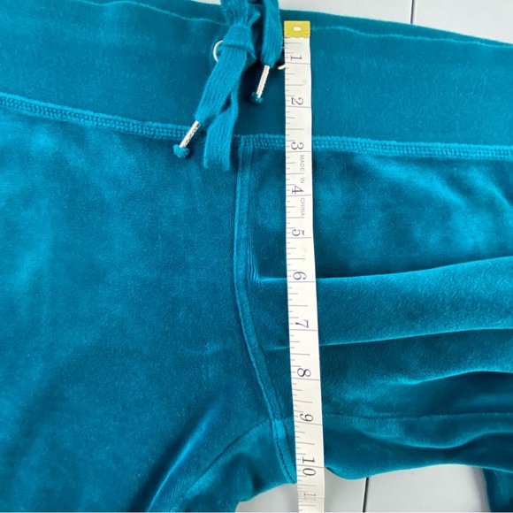 Y2K Express Teal Velvety Soft Terry Cloth Tracksuit Women's size Medium - Picture 12 of 15